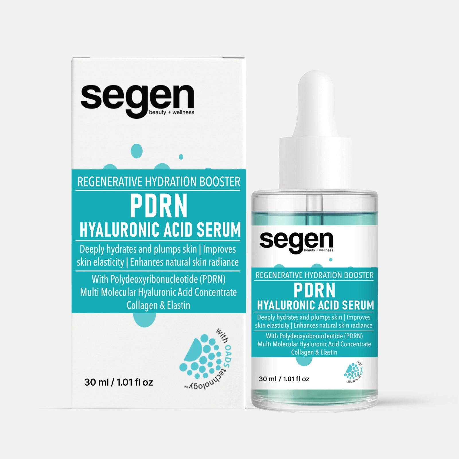 Segen PDRN Hyaluronic Acid Face Serum for deep hydration
