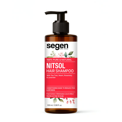 Segen NITSOL anti-lice hair shampoo for scalp comfort