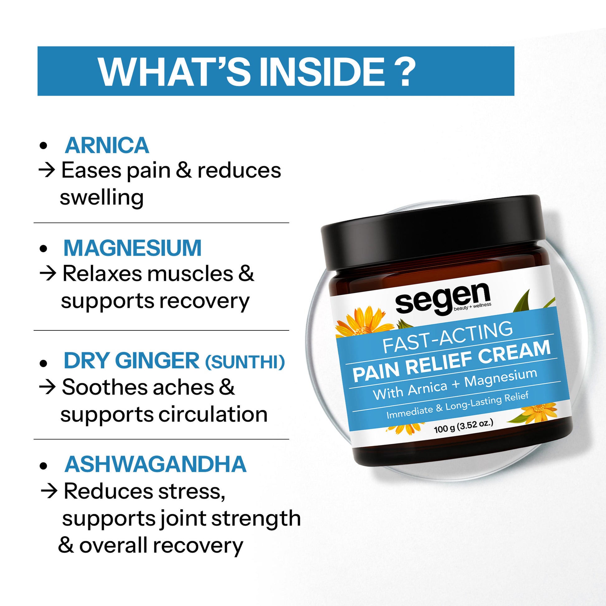 fast-acting pain relief cream