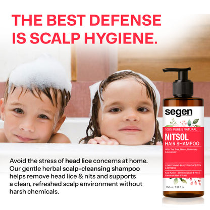 Segen NITSOL Anti-Lice Hair Shampoo | Scalp Comfort