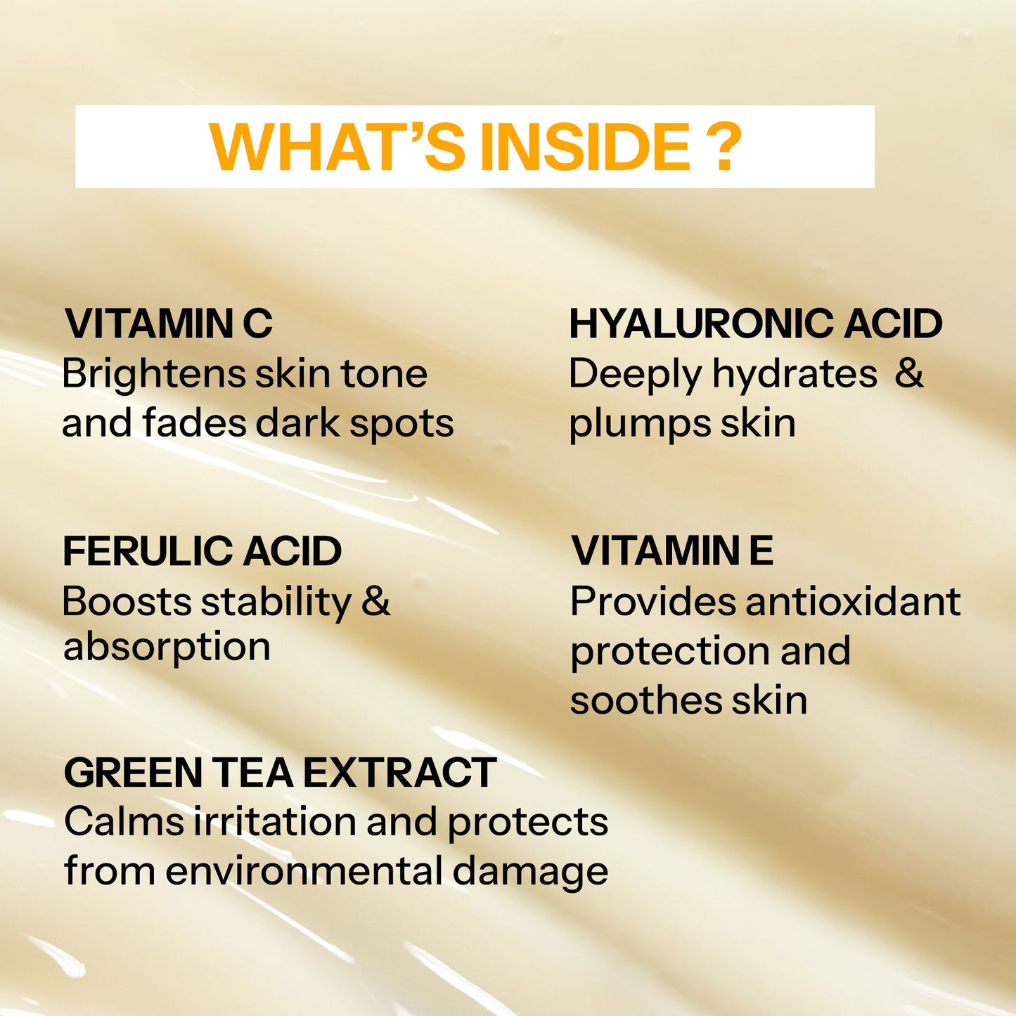 Segen Wellness Vitamin C Serum for Brightening Skin & Anti-Aging–With Glutathione, Ferulic Acid, Vitamin E & Green Tea (30ml)