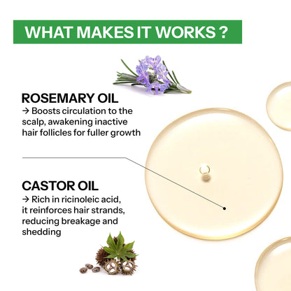 Segen Rosemary, Castor & Mint Hair Growth Oil – 250ml