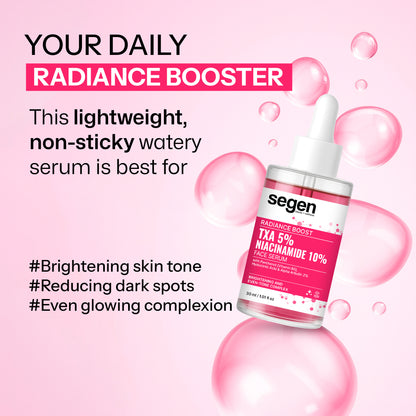 Segen Radiance Boost Face Serum with TXA 5% & Niacinamide 10% | Brightens Skin, Evens Tone & Fades Dark Spots