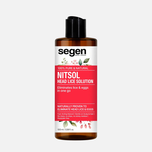Segen NITSOL head lice solution for scalp and hair care